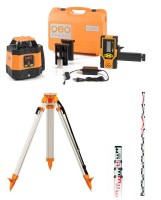 Geo-Fennel FL 220HV Rotary Laser + F45 Receiver with Tripod & Staff £579.00